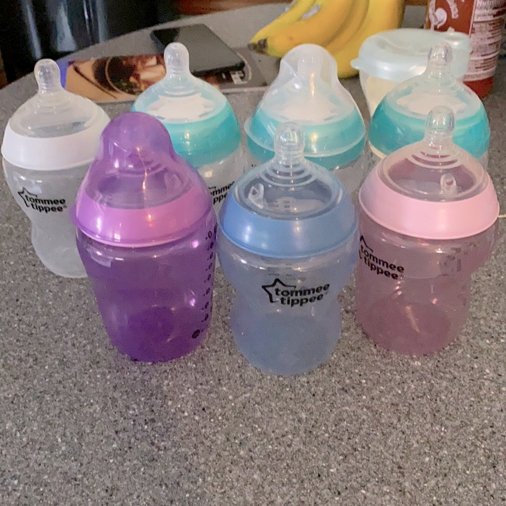 7pcs tommee tippee bottles